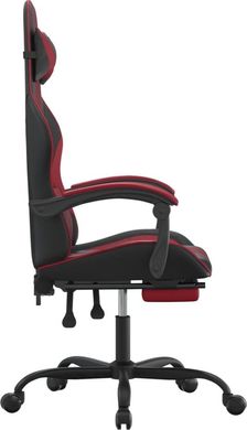 Комп'ютерне крісло для геймера VidaXL 3143837 Black-Wine