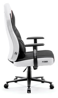 Комп'ютерне крісло для геймера Diablo Chairs X-Gamer 2.0 L Black/White