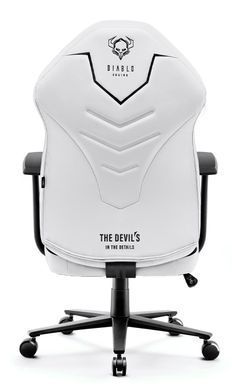 Комп'ютерне крісло для геймера Diablo Chairs X-Gamer 2.0 L Black/White
