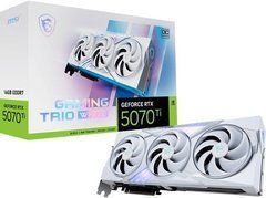 Відеокарта MSI GeForce RTX 5070 Ti 16G Gaming Trio OC White