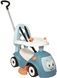 Каталка з батьківською ручкою Smoby Маестро 3 в 1, блакитний (720304)