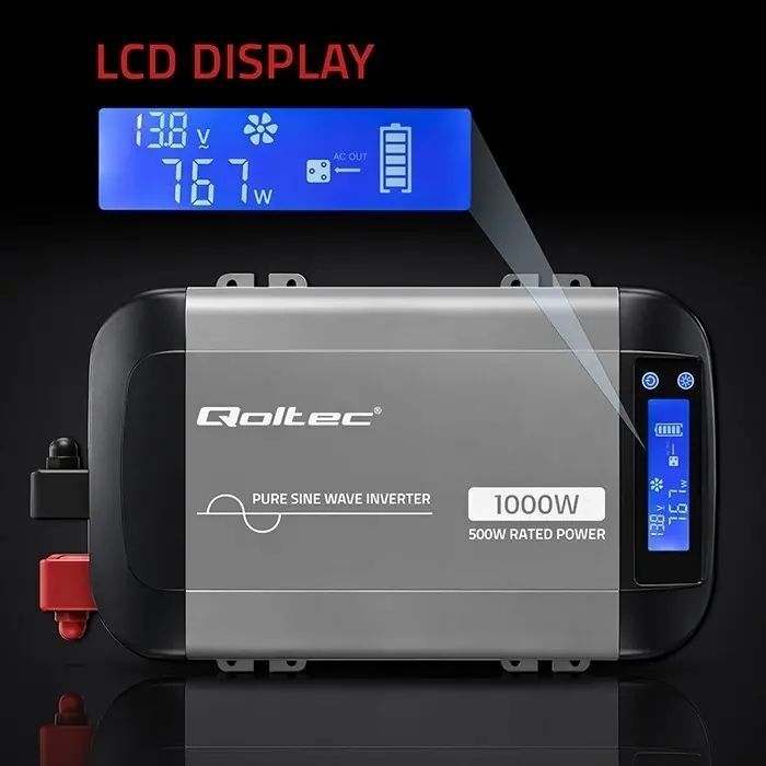 Преобразователь (инвертор) Qoltec 52688