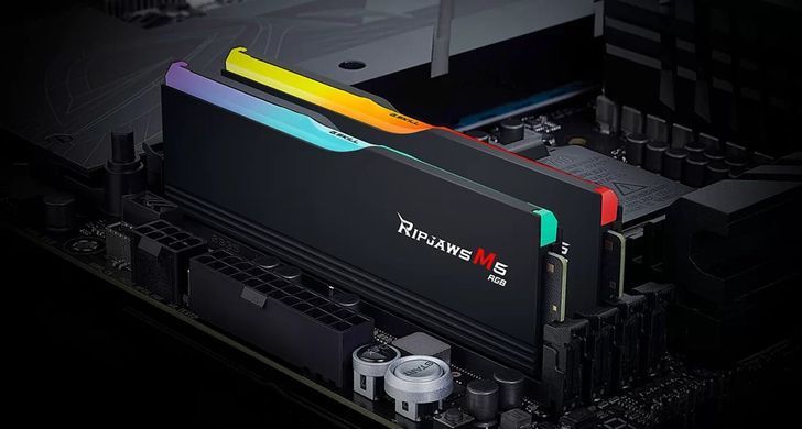 Память для настольных компьютеров G.Skill 96 GB (2x48GB) DDR5 5200 MHz Ripjaws M5 RGB (F5-5200J4040A48GX2-RM5RK)