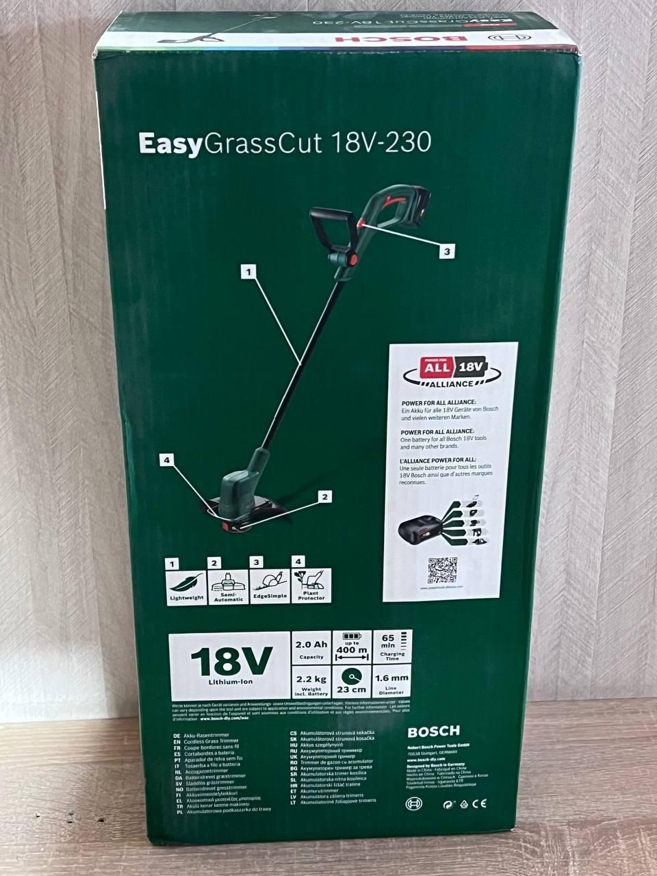 Тример EasyGrassCut 18V-230 + АКБ и ЗУ (06008C1A03)