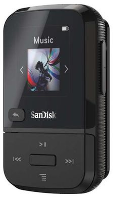 Компактний MP3 плеєр SanDisk Clip Sport Go 32GB Black (SDMX30-032G-G46K)