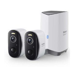 IP-камера видеонаблюдения Baseus Security N1 Plus Outdoor Camera 2K 2-Cam Kit White EU (S0TY002131)