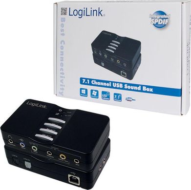 Звукова карта зовнішня LogiLink USB Sound Box 7.1 (UA0099)