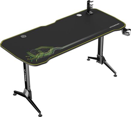 Геймерский игровой стол геймера Ultradesk GRAND Green