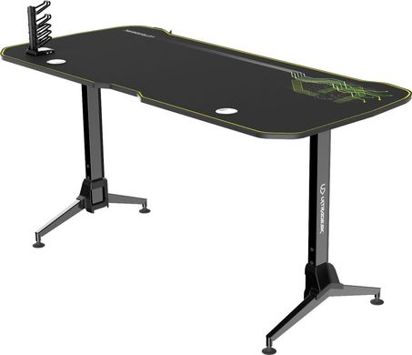 Геймерський ігровий стіл геймера Ultradesk GRAND Green