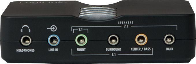 Звуковая карта внешняя LogiLink USB Sound Box 7.1 (UA0099)