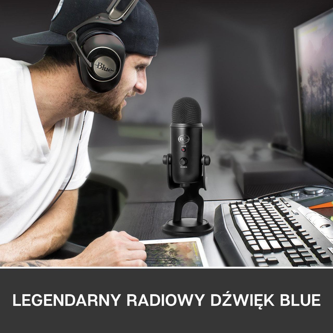 Мікрофон студійний/ для ПК Blue Microphones Yeti Blackout