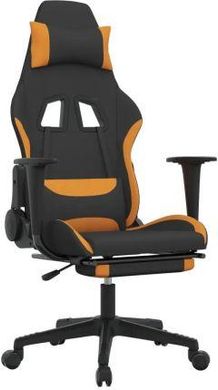 Комп'ютерне крісло для геймера VidaXL 345505 Black / Dark Yellow