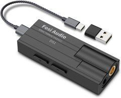 ЦАП с усилителем для наушников Fosi Audio DS1 Black