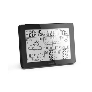 Метеостанція Hama Meteotime Black