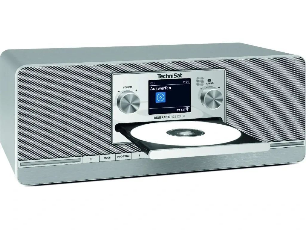Радіоприймач TechniSat DigitRadio 372 CD BT Silver