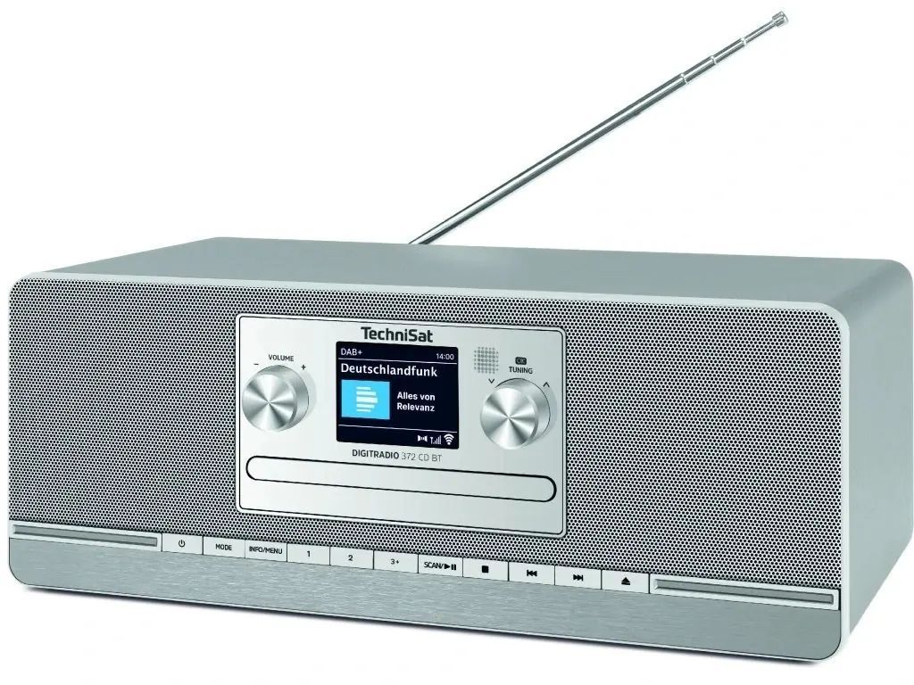 Радіоприймач TechniSat DigitRadio 372 CD BT Silver