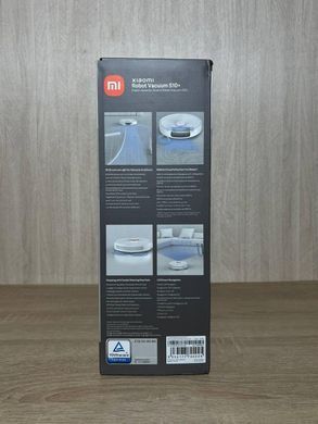 Робот-пилосос з вологим прибиранням Xiaomi Mi Robot Vacuum S10+ White