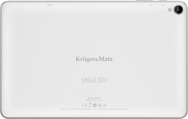 Планшет Kruger&Matz Eagle 1073 8/128 GB 4G LTE White (KM1073)