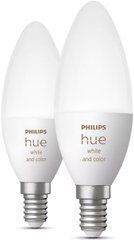 Лампочка Philips White Ambiance Color E14 2-Pack