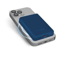 Внешний аккумулятор (павербанк) SBS Wireless Magnetic Power Bank 10W 5000 mAh Blue (TEBB5000MAG1CB)