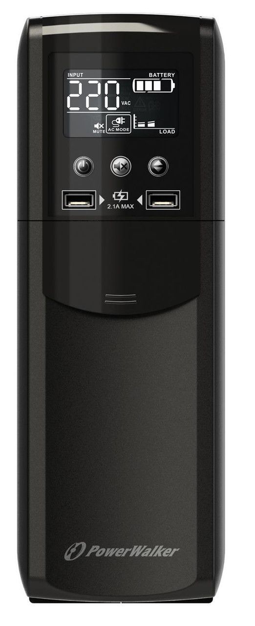 Лінійно-інтерактивне ДБЖ PowerWalker VI 600 CSW FR (10121115)