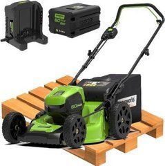 Газонокосилка аккумуляторная GreenWorks GD60LM46HPK4