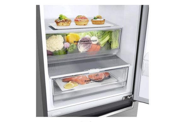 Холодильник з морозильною камерою LG GBB62PZ5CN1