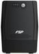 Лінійно-інтерактивне ДБЖ FSP FP1500 1500ВА/900Вт Lin-Int Black (PPF9000501)
