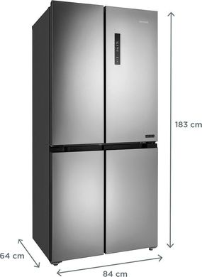 Холодильник з морозильною камерою Concept LA8383ss