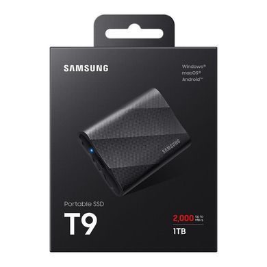SSD накопитель Samsung T9 1 TB Black (MU-PG1T0B)