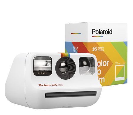 Фотокамера миттєвого друку Polaroid Go E-box White