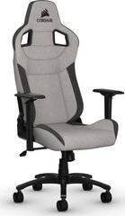 Комп'ютерне крісло для геймера Corsair T3 Rush Light Grey
