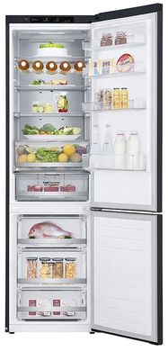 Холодильник з морозильною камерою LG GBB92MCBAP