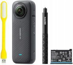 Екшн-камера Insta360 X4 Action Bundle Black