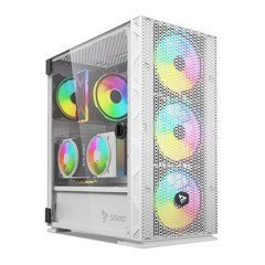 Корпус Savio Raptor X1 ARGB Mesh/Glass White (SAVGC-RAPTORWHITEX1)