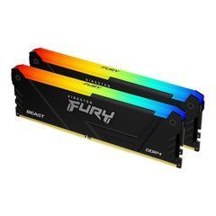 Память для настольных компьютеров Kingston Fury 16 GB (2x8GB) DDR4 3600 MHz Beast RGB (KF436C17BB2AK2/16)