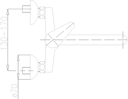 Смеситель для кухонной мойки KFA Armatura Baryt 550-910-00