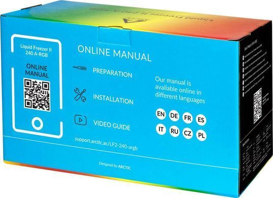 Водяное охлаждение Arctic Liquid Freezer II 240 RGB (ACFRE00093A)