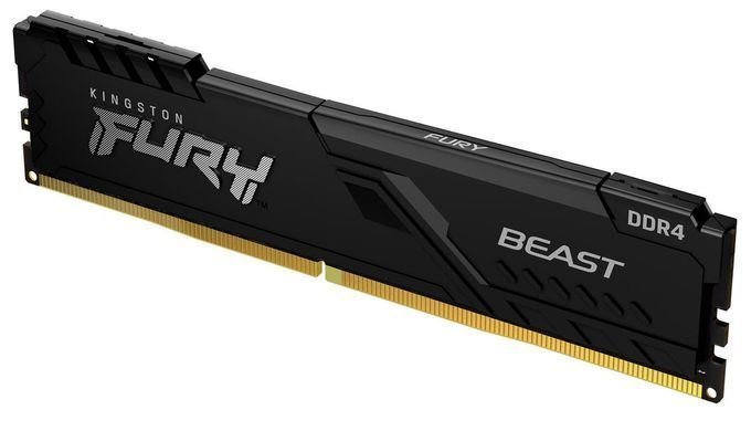 Память для настольных компьютеров Kingston FURY 16 GB DDR4 3200 MHz Beast Black (KF432C16BB1/16)