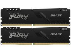 Память для настольных компьютеров Kingston Fury 16 GB (2x8GB) DDR4 3200 MHz BEast Black (KF432C16BBK2/16)