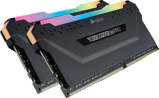 Пам'ять для настільних комп'ютерів Corsair 32 GB (4x8GB) DDR4 3600 MHz Vengeance RGB PRO (CMW32GX4M4C3600C18)