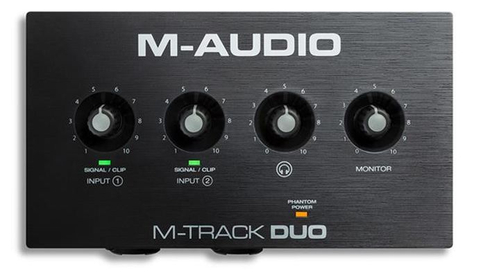 Аудиоинтерфейс, звуковая карта M-Audio M-Track Duo