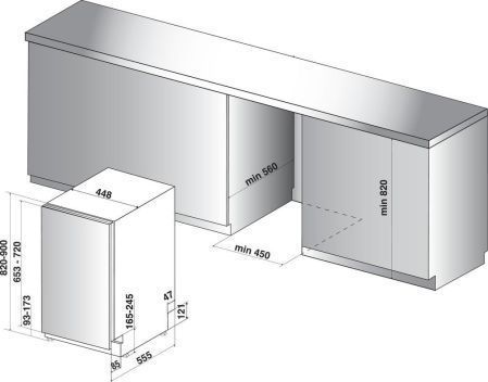 Посудомийна машина Whirlpool WSIO 3O34 PFE X