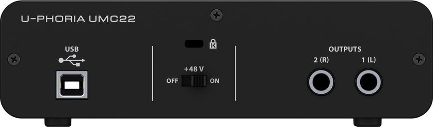 USB аудиоинтерфейс Behringer UMC22