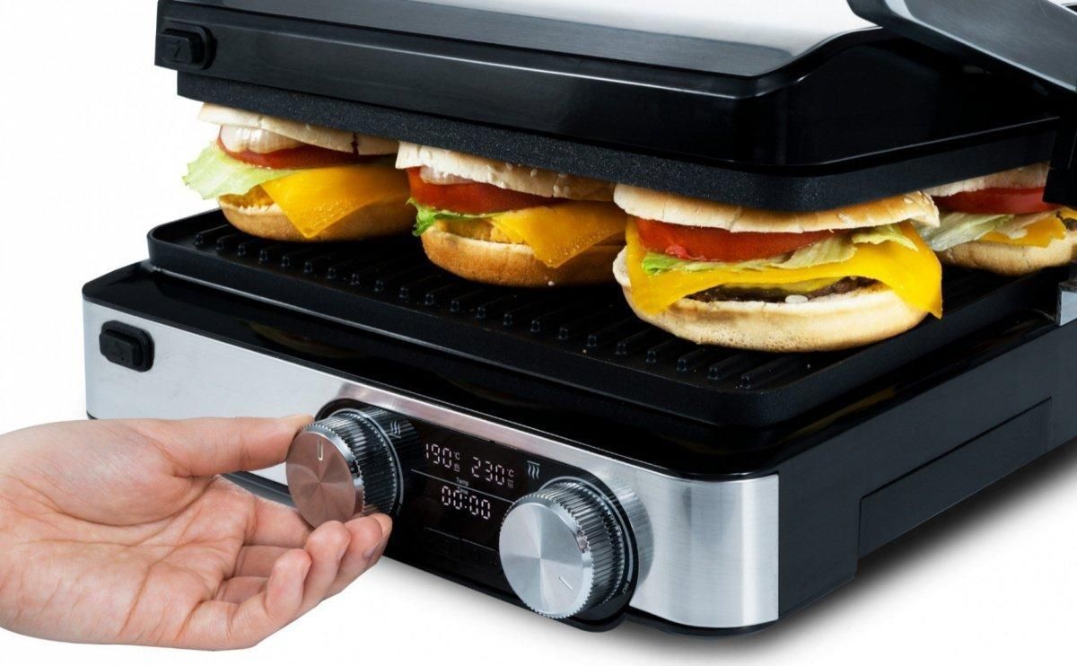 Электрогриль прижимной Yoer Panino EG02S