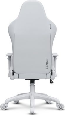 Комп'ютерне крісло для геймера Sense7 Spellcaster Fuku White/Gray