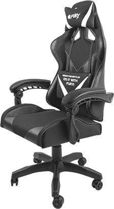 Комп'ютерне крісло для геймера Fury Avenger L Black/White (NFF-1711)