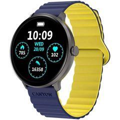 Смарт-годинник Canyon SW-69 Jacky Blue/Yellow (CNS-SW69BL)