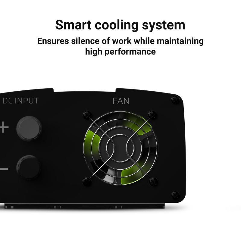 Перетворювач DC-AC Green Cell INV08 12V/230V 1000W/2000W
