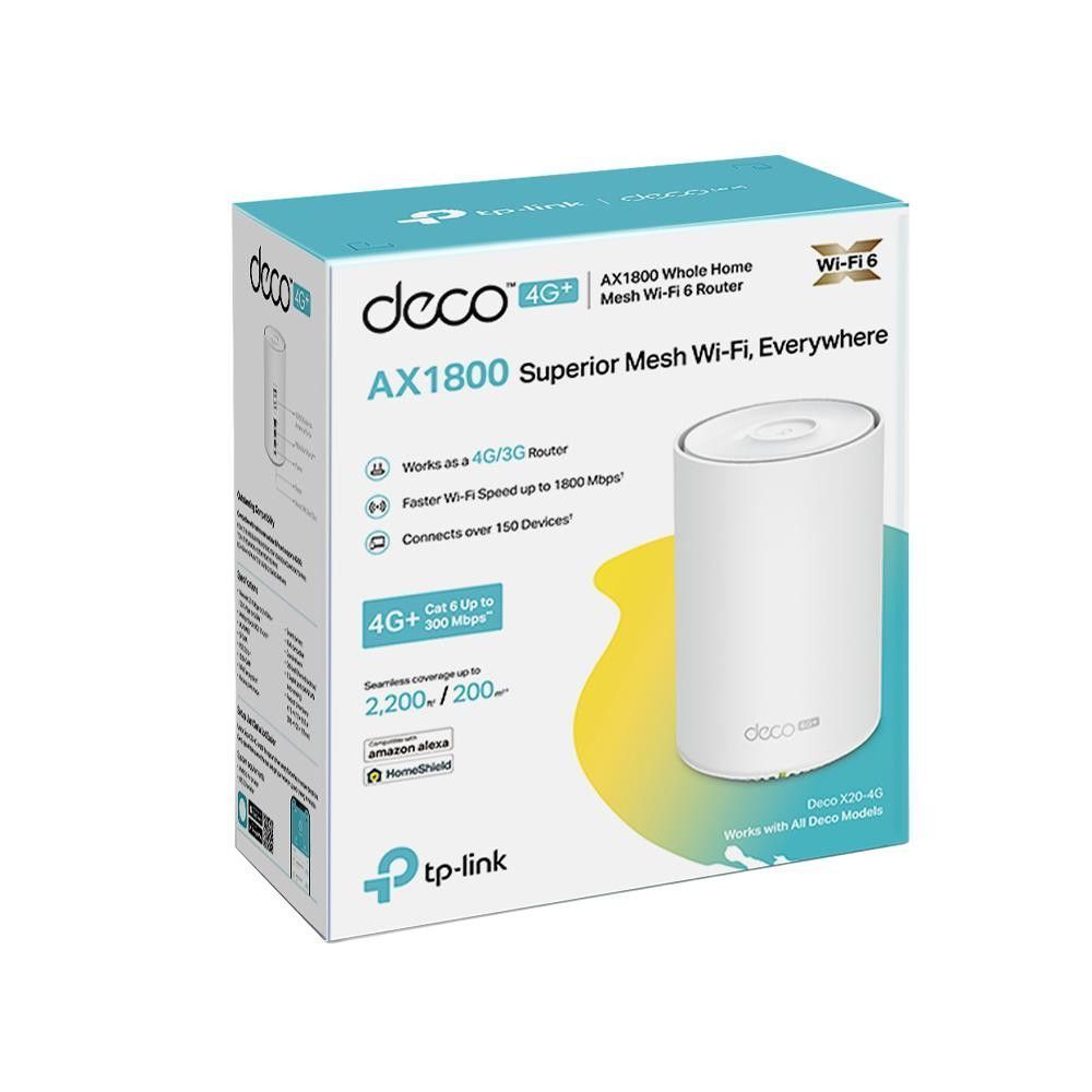 Бездротовий маршрутизатор (роутер) TP-Link Deco X20-4G